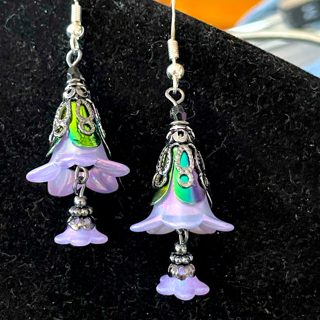 Pretty Bellflower Earrings